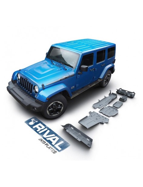 Blindage aluminium Rival Jeep Wrangler JK CRD 2007-2017