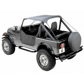 Bâche Bikini Traditionnel Bestop Charcoal Jeep CJ7