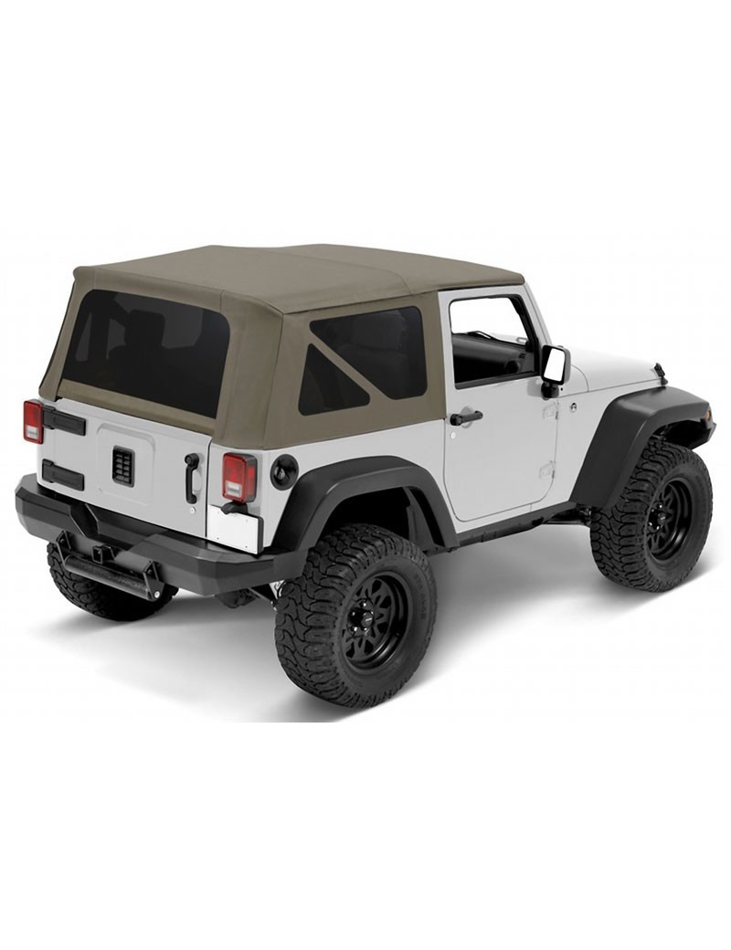 Bâche Bestop Supertop NX Kaki Diamond Jeep Wrangler JK 2 portes