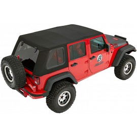 Bâche Trektop Hybrid 2.0 Black Twill Jeep Wrangler Unlimited