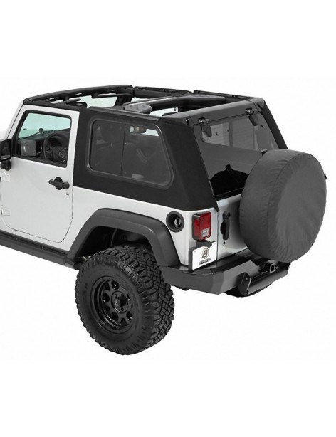 Bâches Trektop Pro Hybrid Black Twill Jeep Wranler JK 2 portes 2007-2017