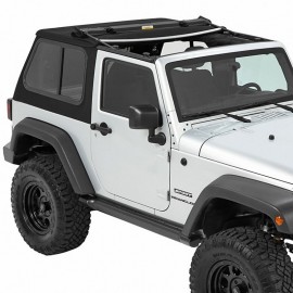 Bâches Trektop Pro Hybrid Black Twill Jeep Wranler JK 2 portes 2007-2017