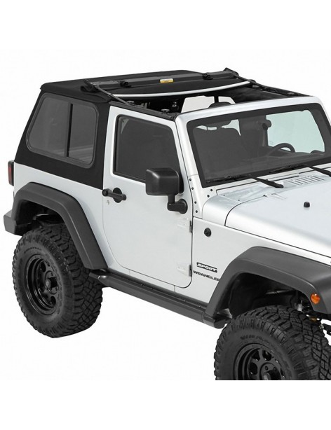 Bâches Trektop Pro Hybrid Black Twill Jeep Wranler JK 2 portes 2007-2017