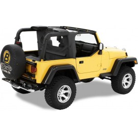 Windjammer Wrap Around Bestop Noir sergé Jeep Wrangler TJ