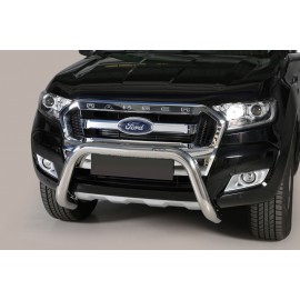 Pare-buffle Super bar acier Inox Ford Ranger 2016-2018