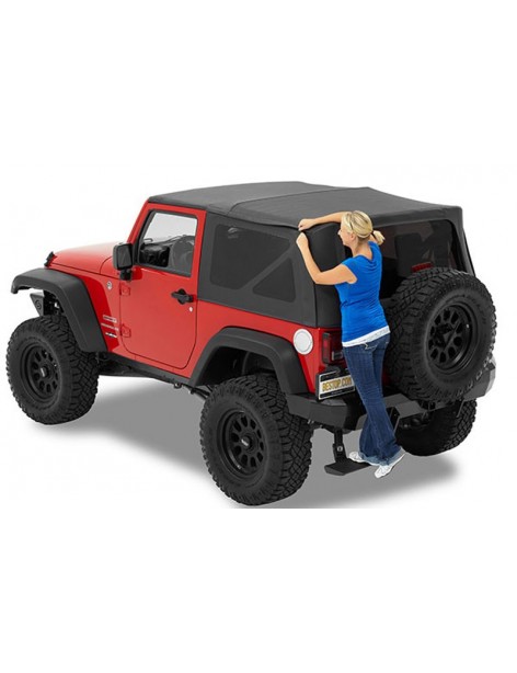 Bâche Bestop Supertop NX Black Diamond Jeep Wrangler JK 2 portes