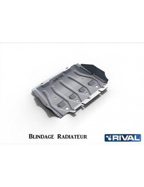 Blindages de protection aluminium Rival Ford Ranger 2016-2022