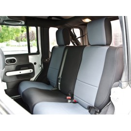 Housses sièges arrière Noires Smittybilt Jeep Wrangler JK Unlimited