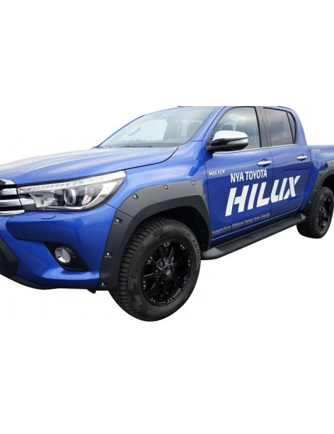 Extensions d'ailes larges Toyota Hilux Double-Cabine 2016-2019