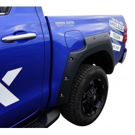 Extensions d'ailes larges Toyota Hilux Double-Cabine 2016-2019