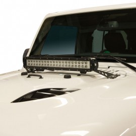 Supports barre LED sur charnières de capot de Jeep Wrangler JK