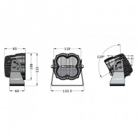 Phare de travail LED Utility Series 45 Lazer Lamps