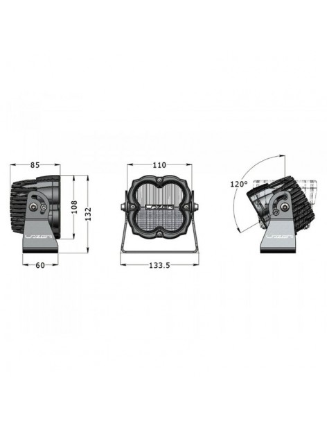 Phare de travail LED Utility Series 45 Lazer Lamps