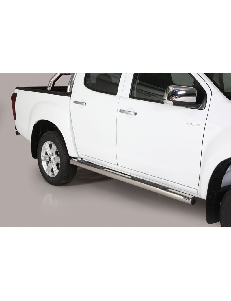 Marchepieds acier tubulaires Isuzu D-Max 4 portes 2017-2019