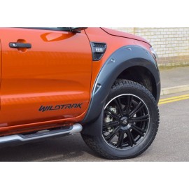 Extensions d'ailes larges peintes Ford Ranger 2016-2018