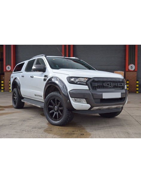 Extensions d'ailes larges peintes Ford Ranger 2016-2018