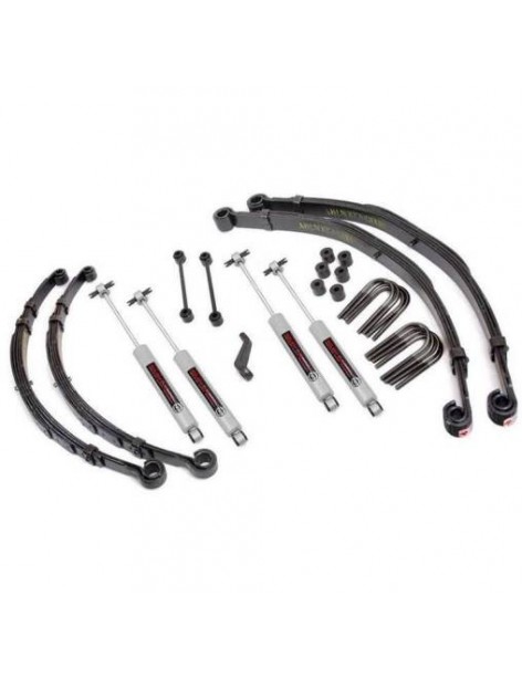 Kit suspension Rough Country +10 cm Jeep CJ5-CJ7