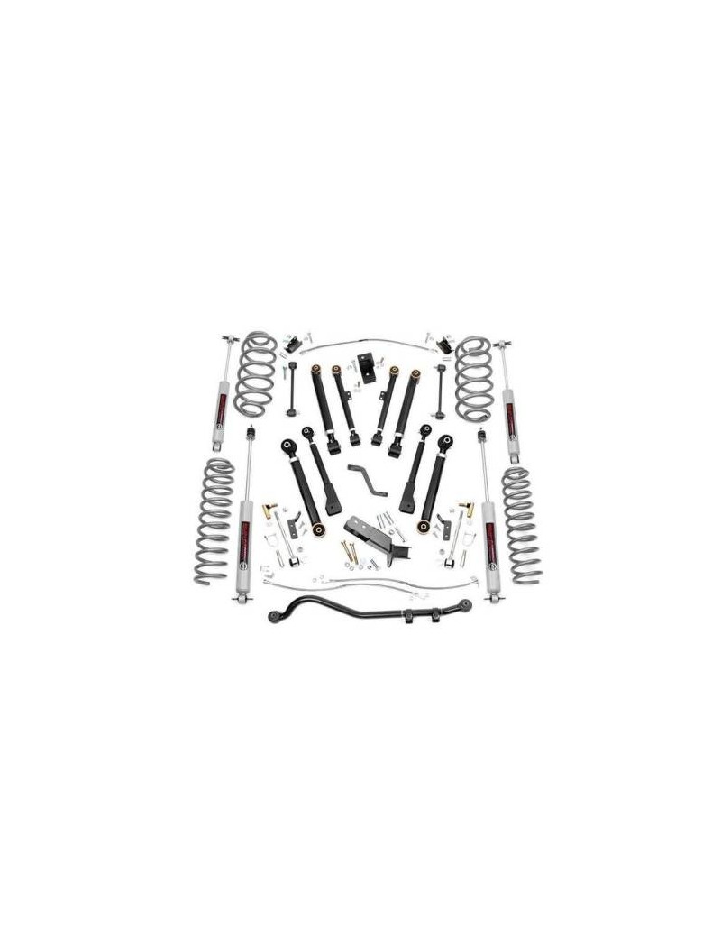 Kit suspension Rough Country X-Series +4" Jeep Wrangler TJ