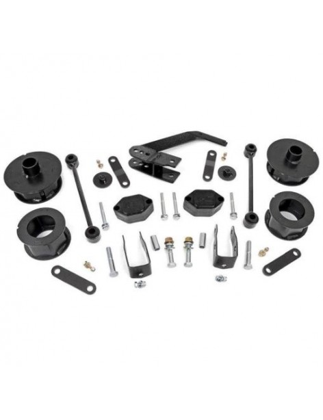 Kit câles de ressorts Rough Country + 6 cm Jeep Wrangler JK 2007-2017