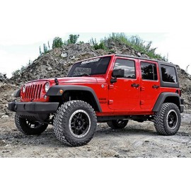 Kit suspension câles Rough Country +6 cm Jeep Wrangler JK