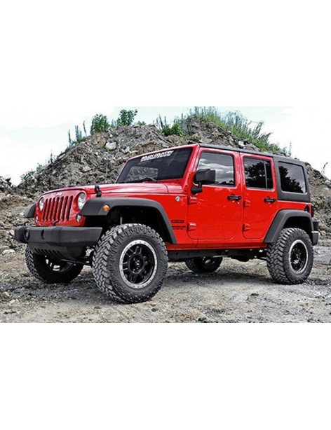 Kit suspension câles Rough Country +6 cm Jeep Wrangler JK