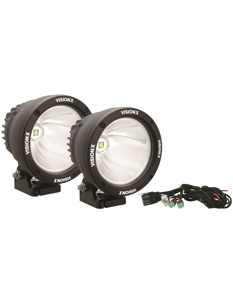 Kit phares LED Cannon 4.7" Vision X