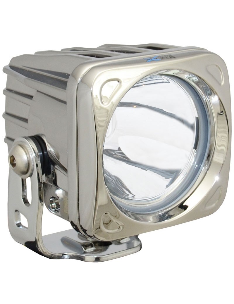 Phare LED Optimus Square Chrome 10 watts Vision X