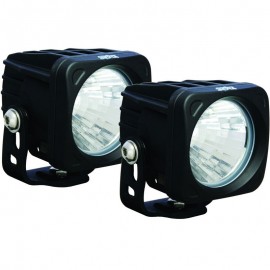 Kit phares LED Optimus Square Black 10 watts Vision X