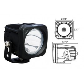 Phare LED Optimus Square Black 10 watts Vision X