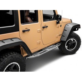 Marchepieds acier Ricochet Poison Spyder Jeep Wrangler JK Unlimited