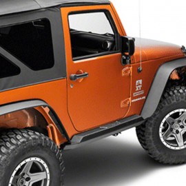 Marchepieds acier XRC Atlas Smittybilt Jeep Wrangler JK 2 portes