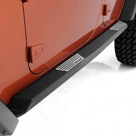 Marchepieds acier XRC Atlas Smittybilt Jeep Wrangler JK 4 portes