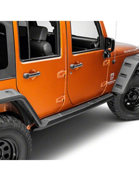 Marchepieds acier XRC Atlas Smittybilt Jeep Wrangler JK 4 portes