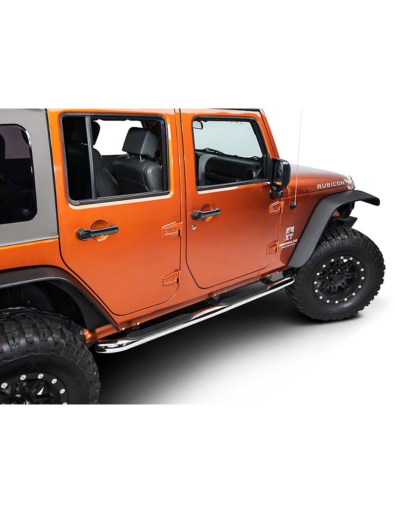 Marchepieds tubes Rugged Ridge Jeep Wrangler JK