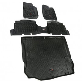 Kit tapis 4 pièces Rugged...