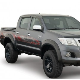 Extensions d'ailes avec rivets Bushwacker Toyota Hilux 2011-2015