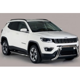 Pare-buffle acier homologué route Jeep Compass 2018