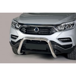 Pare buffle acier 76 mm homologué Ssangyong Rexton 2018-2022