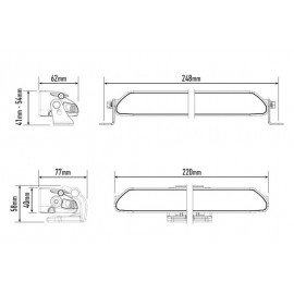 Barre LED Lazer Lamps Linear-6 Elite