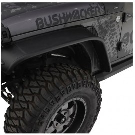 Extensions d'ailes plates Bushwacker Jeep Wrangler JL 2018-2024