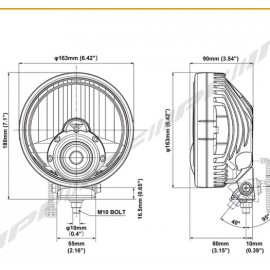 Phares IPF950 Super Rally Led Driving