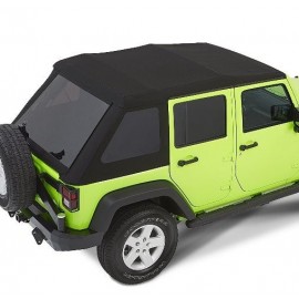 Bâche Trektop NX Glide Black Diamond Jeep Wrangler JK 4 portes