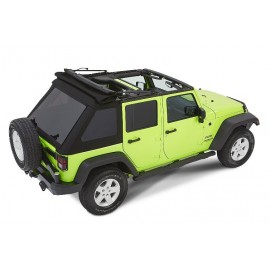 Bâche Trektop NX Glide Black Diamond Jeep Wrangler JK 4 portes