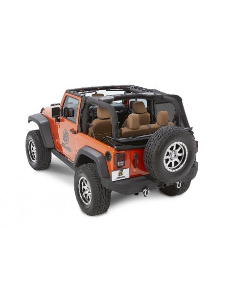 Bâche Bestop Trektop NX Glide Black Diamond Jeep Wrangler jk 2 portes