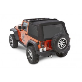 Bâche Bestop Trektop NX Glide Black Diamond Jeep Wrangler jk 2 portes