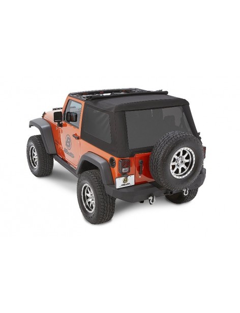 Bâche Bestop Trektop NX Glide Black Diamond Jeep Wrangler jk 2 portes