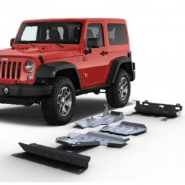 Blindages aluminium Rival Jeep Wrangler JK 3.6L V6