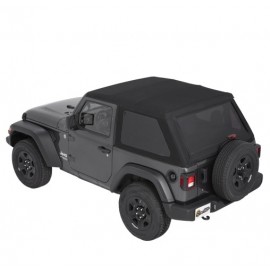 Bâche Bestop Trektop NX Black Diamond Jeep Wrangler JL 2 portes 2018-2022