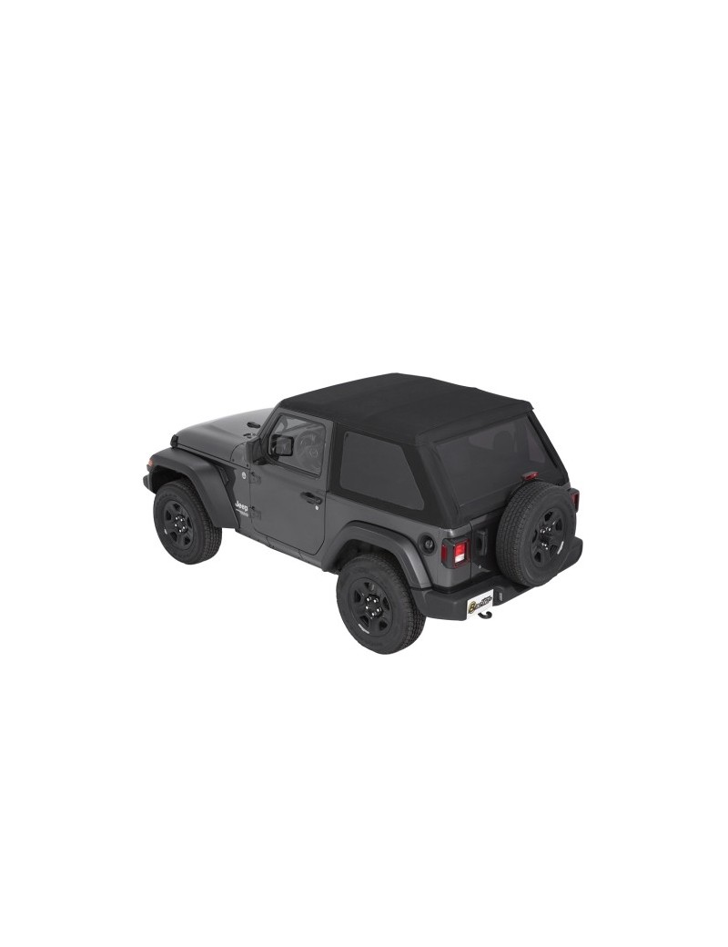 Bâche Bestop Trektop NX Black Diamond Jeep Wrangler JL 2 portes 2018-2022