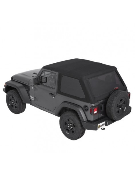 Bâche Bestop Trektop NX Black Diamond Jeep Wrangler JL 2 portes 2018-2022